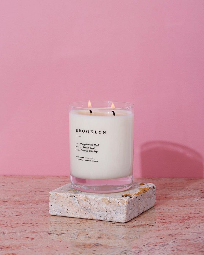 Brooklyn Candle Studio Brooklyn Classic 2 Wick Candle - Luxury Scented Candle, Vegan Soy Wax, Hand Poured in The USA, 70 Hour Slow Burn Time - 13oz - Image 4